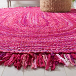 Safavieh Braided 451 Rug, BRD451 - Pink / Fuchsia