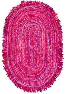 Safavieh Braided 451 Rug, BRD451 - Pink / Fuchsia