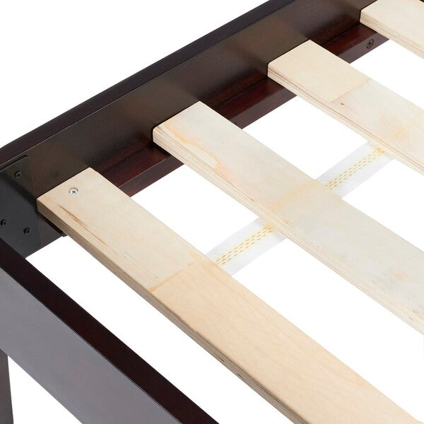 Safavieh Alyson Wood Bed Frame Bsc2000 - Espresso