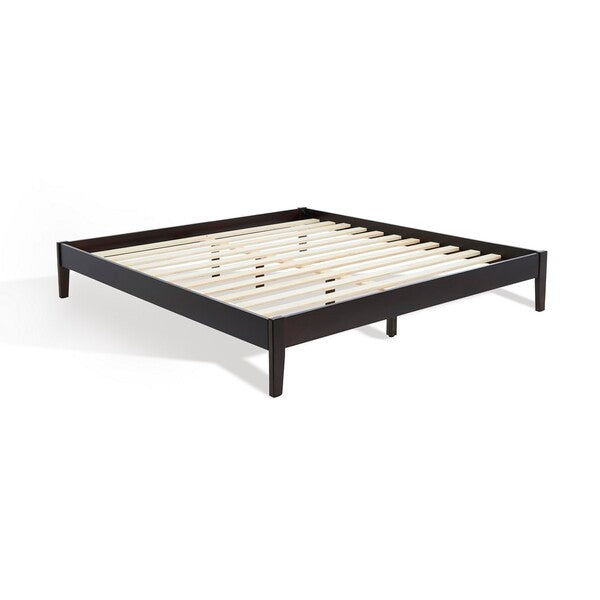 Safavieh Alyson Wood Bed Frame Bsc2000 - Espresso