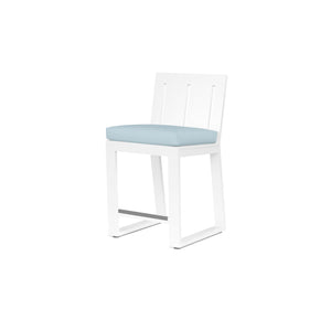 Sunset West - Newport Counter Stool w/ Sunbrella Fabric - Frost Finish - SW4801-7C