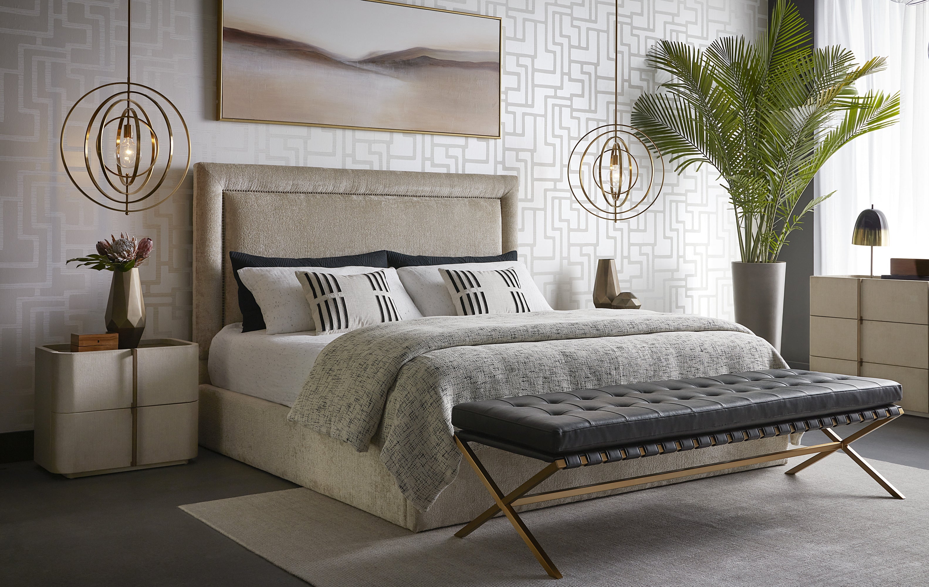 Desert Sands - 72" X 30"  Gold Floater Frame