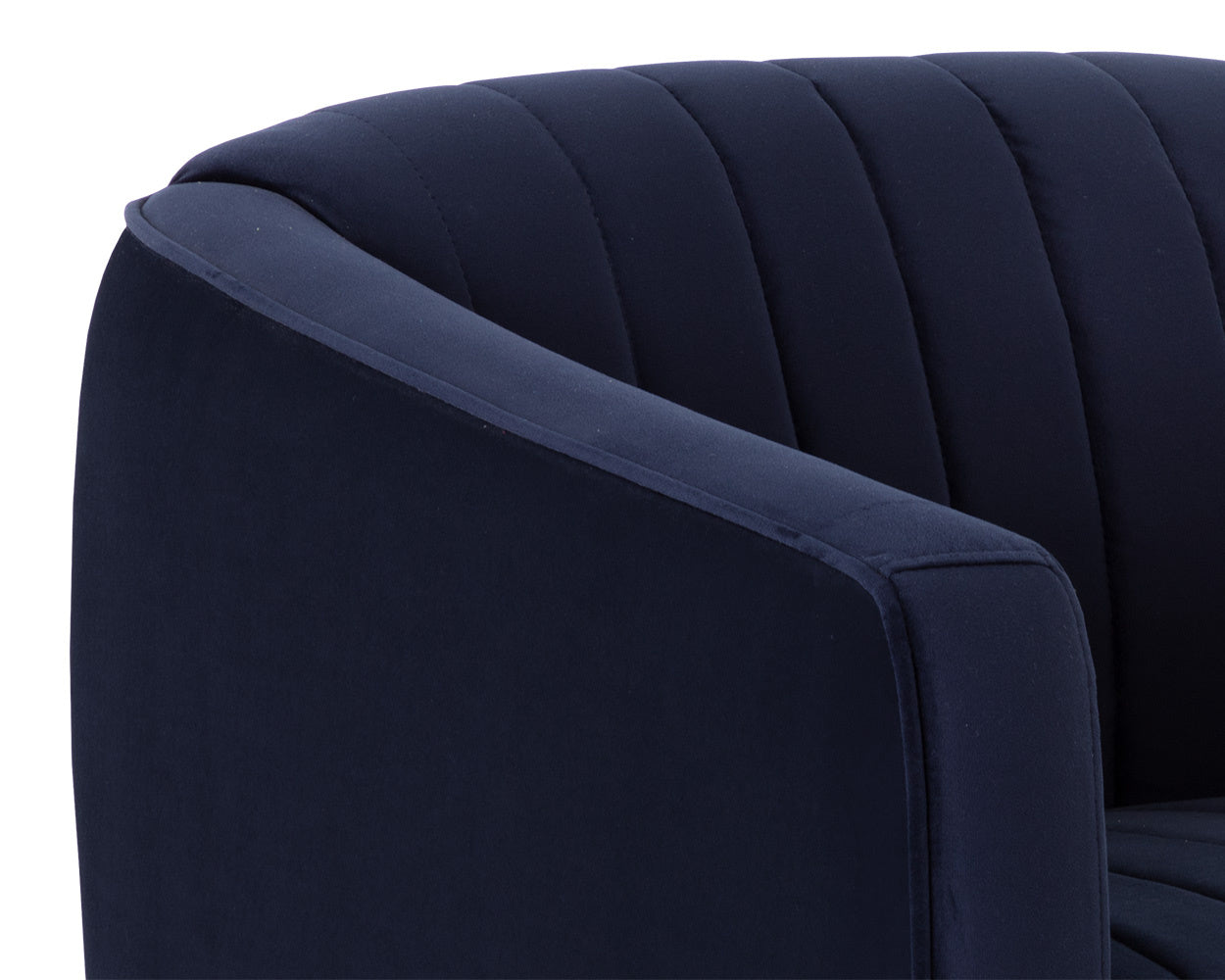 Garrison Swivel Lounge Chair - Abbington Navy