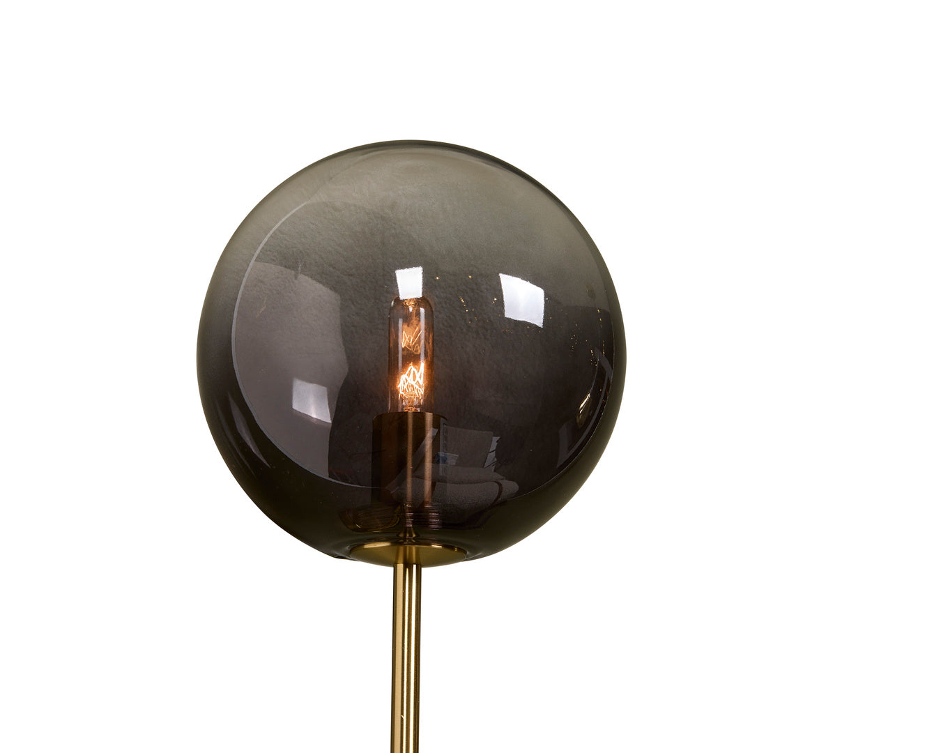 Izora Sconce - Brass  Smoke Grey Ombre