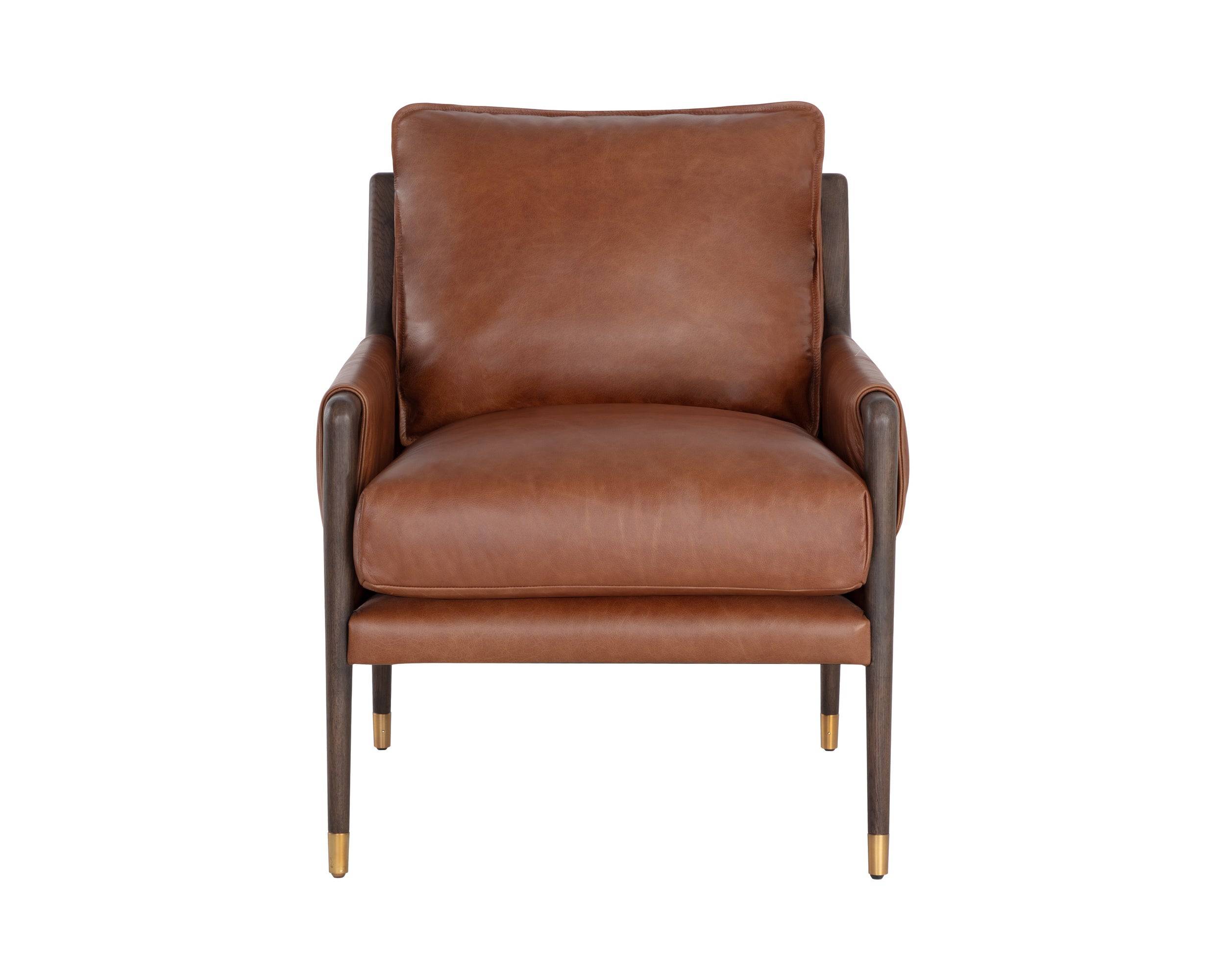 Mauti Armchair - Brown  Shalimar Tobacco Leather