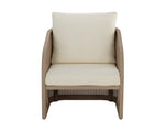 Palermo Lounge Chair - Drift Brown  Stinson Cream