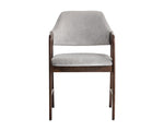 Milton Dining Armchair - Smoke Acacia  Polo Club Stone