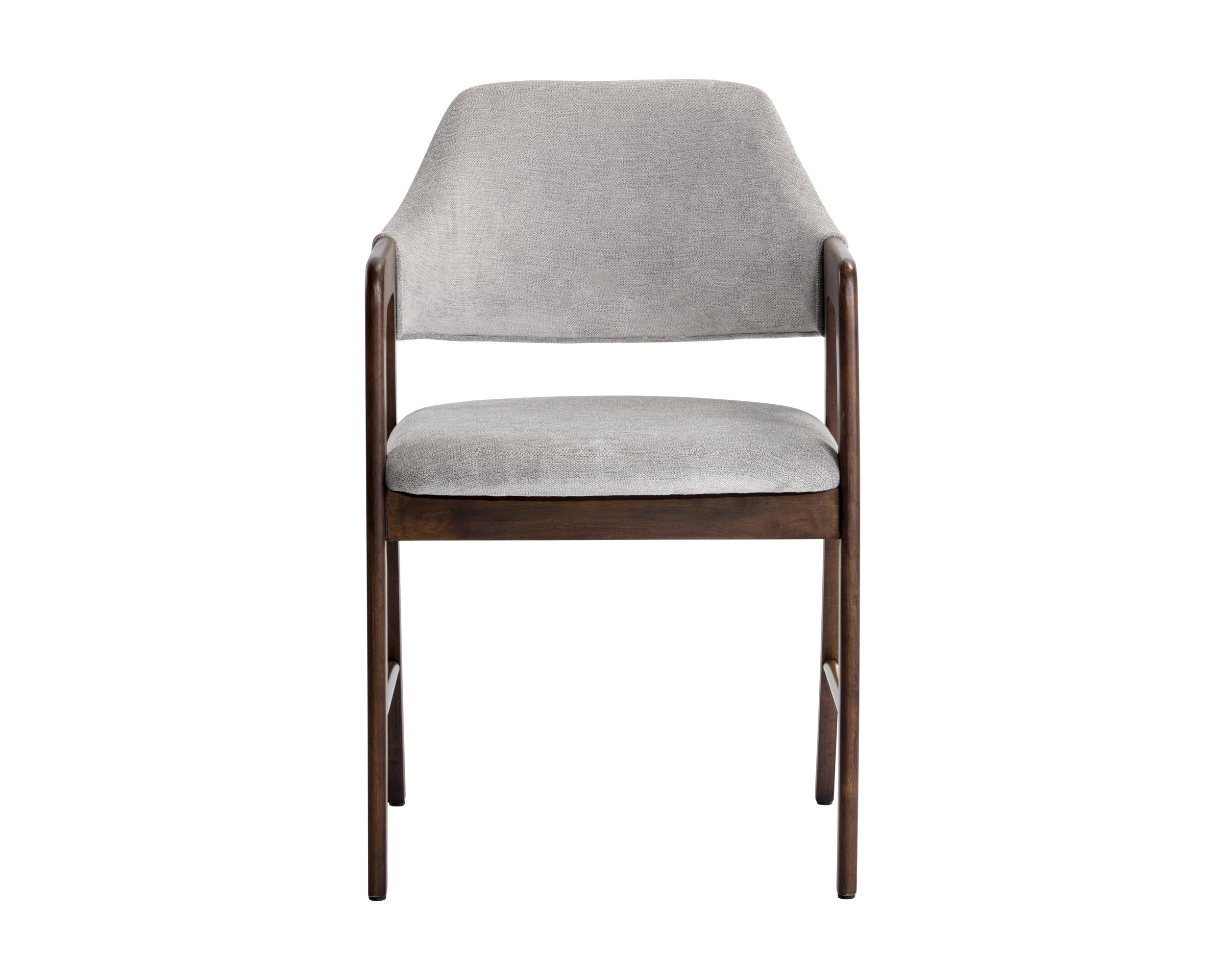 Milton Dining Armchair - Smoke Acacia  Polo Club Stone