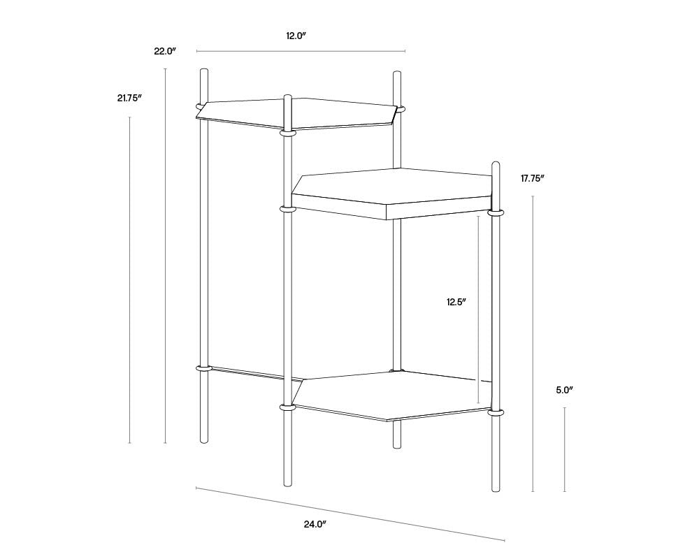 Hexall Side Table -