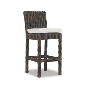 Sunset West - Montecito Counter Stool in Canvas Flax w/ Self Welt - Cognac - SW2501-7C-FLAX-STKIT