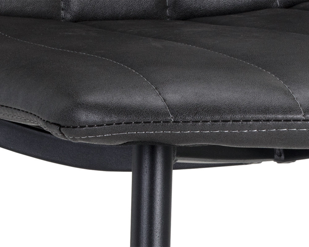 Drew Dining Chair - Black  Bravo Portabella