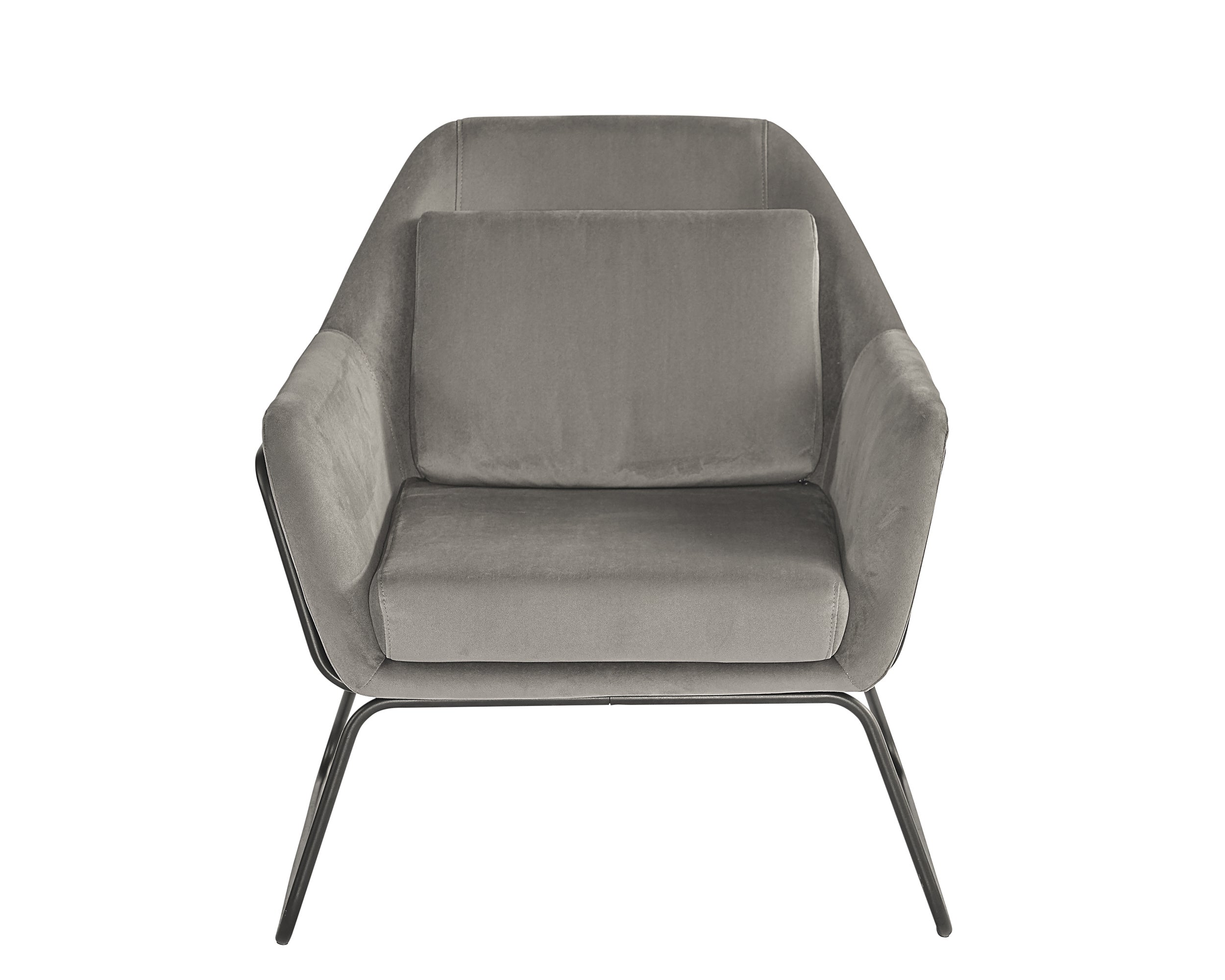 Watts Lounge Chair - Black  Antonio Charcoal