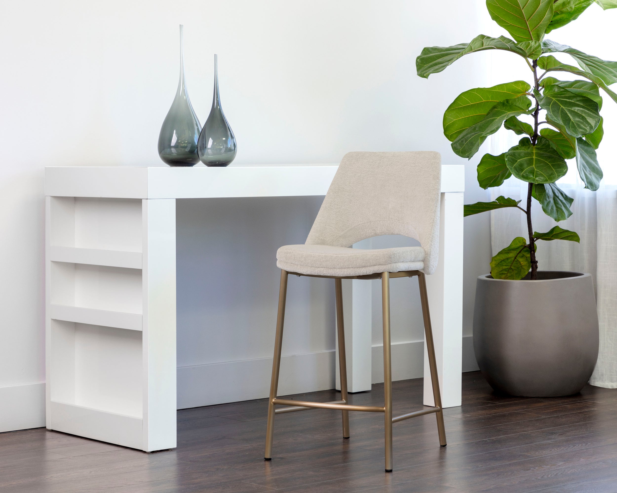 Radella Counter Stool - Bergen Taupe