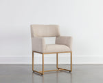 Greco Dining Armchair - Naya Check Cream