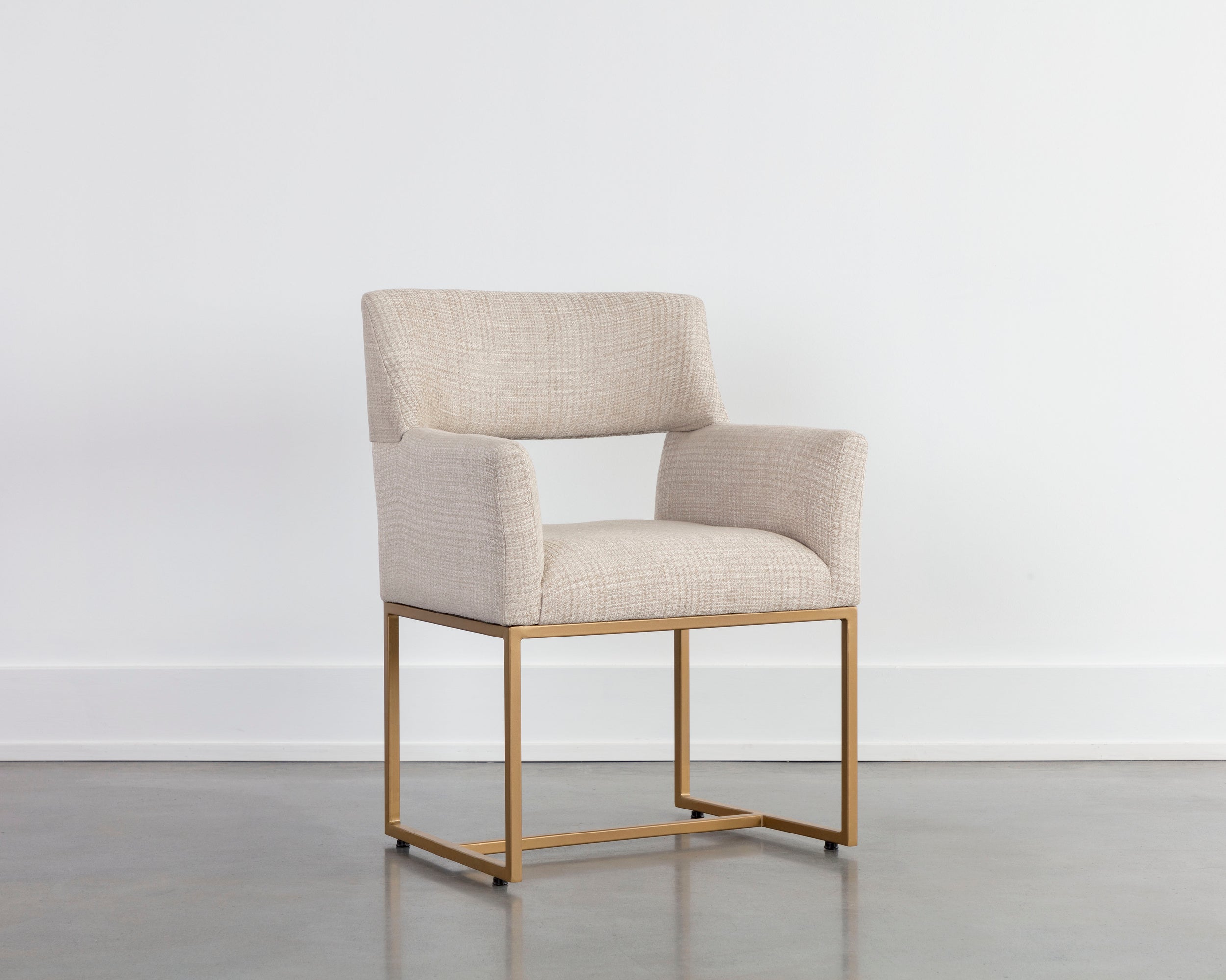 Greco Dining Armchair - Naya Check Cream