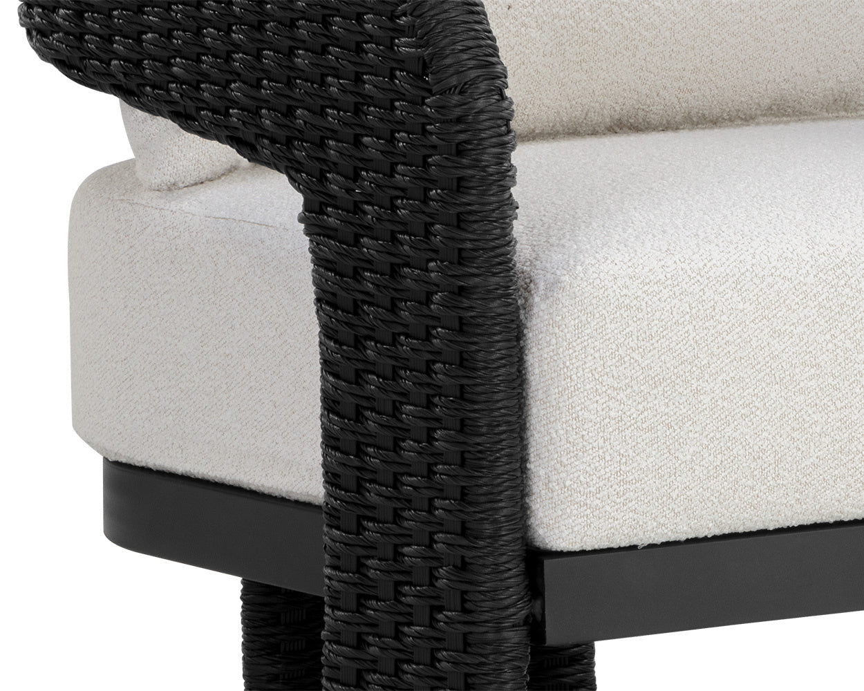 Pylos Lounge Chair - Black  Louis Cream
