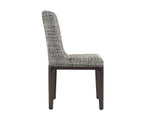 Elisa Dining Chair - Grey Oak  Naya Check Black