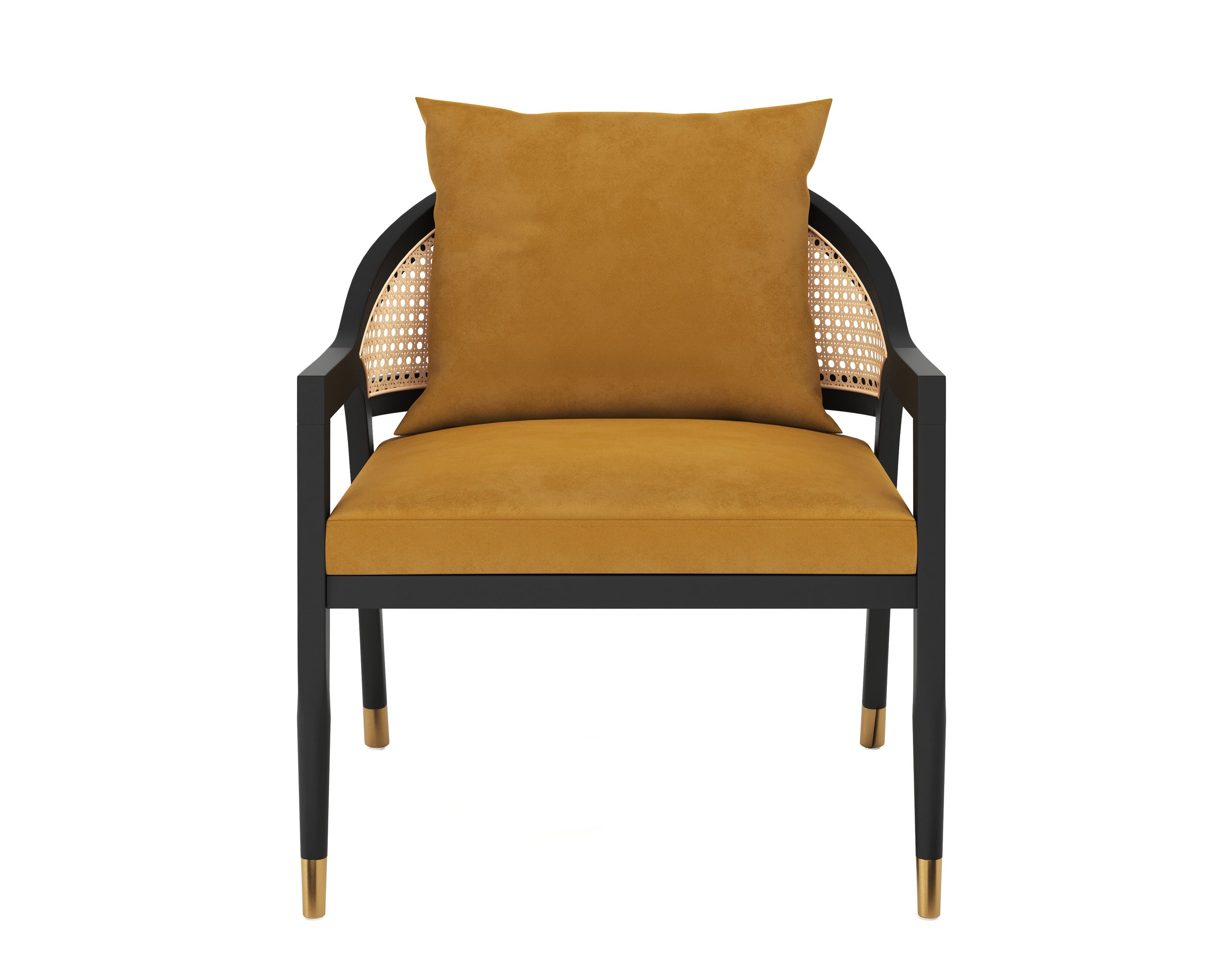 Kirsten Lounge Chair - Gold Sky