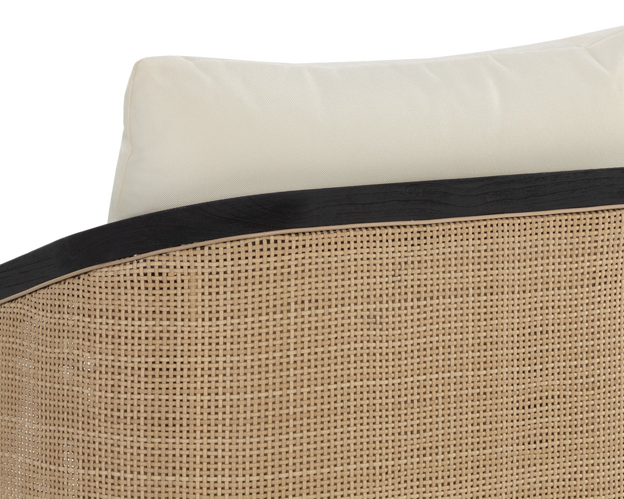 Palermo Lounge Chair - Charcoal  Stinson Cream