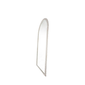 Gabby - Belle Arch Full-Length Mirror - Distressed White - SCH-170155