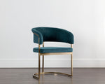 Marris Dining Armchair - Gold  Danny Teal
