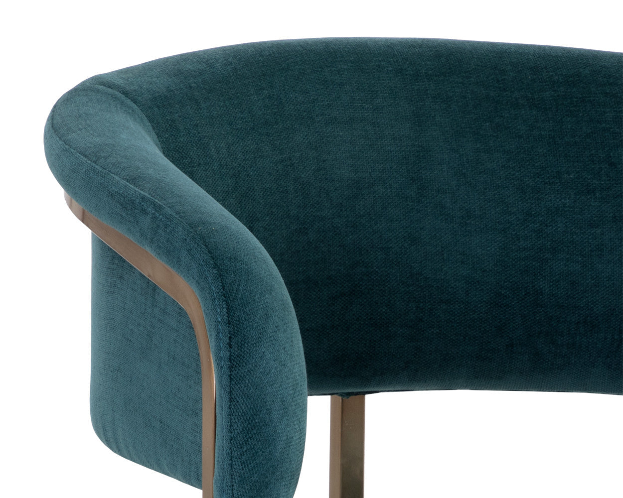 Marris Dining Armchair - Gold  Danny Teal