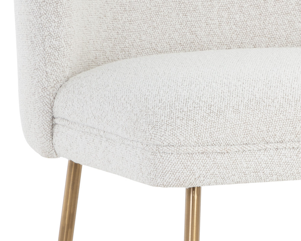 Kelty Counter Stool - Gold  Copenhagen White