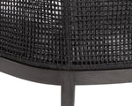 Capri Lounge Chair - Smoke Grey  Copacabana Marble