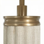 Beige Linen/Champagne Brass