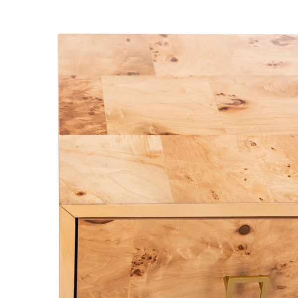 Safavieh Katia 3 Drawer Chest, CHS6413 - Natural/Gold