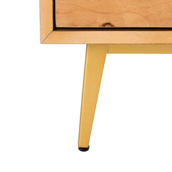 Safavieh Katia 3 Drawer Chest, CHS6413 - Natural/Gold