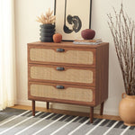 Safavieh Irelia 3 Drawer Chest, CHS9602 - Walnut 