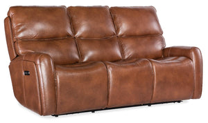 Hooker Furniture - Crosby Zero Gravity Power Sofa with Power Headrest and Lumbar - SS741-PHZL3-080