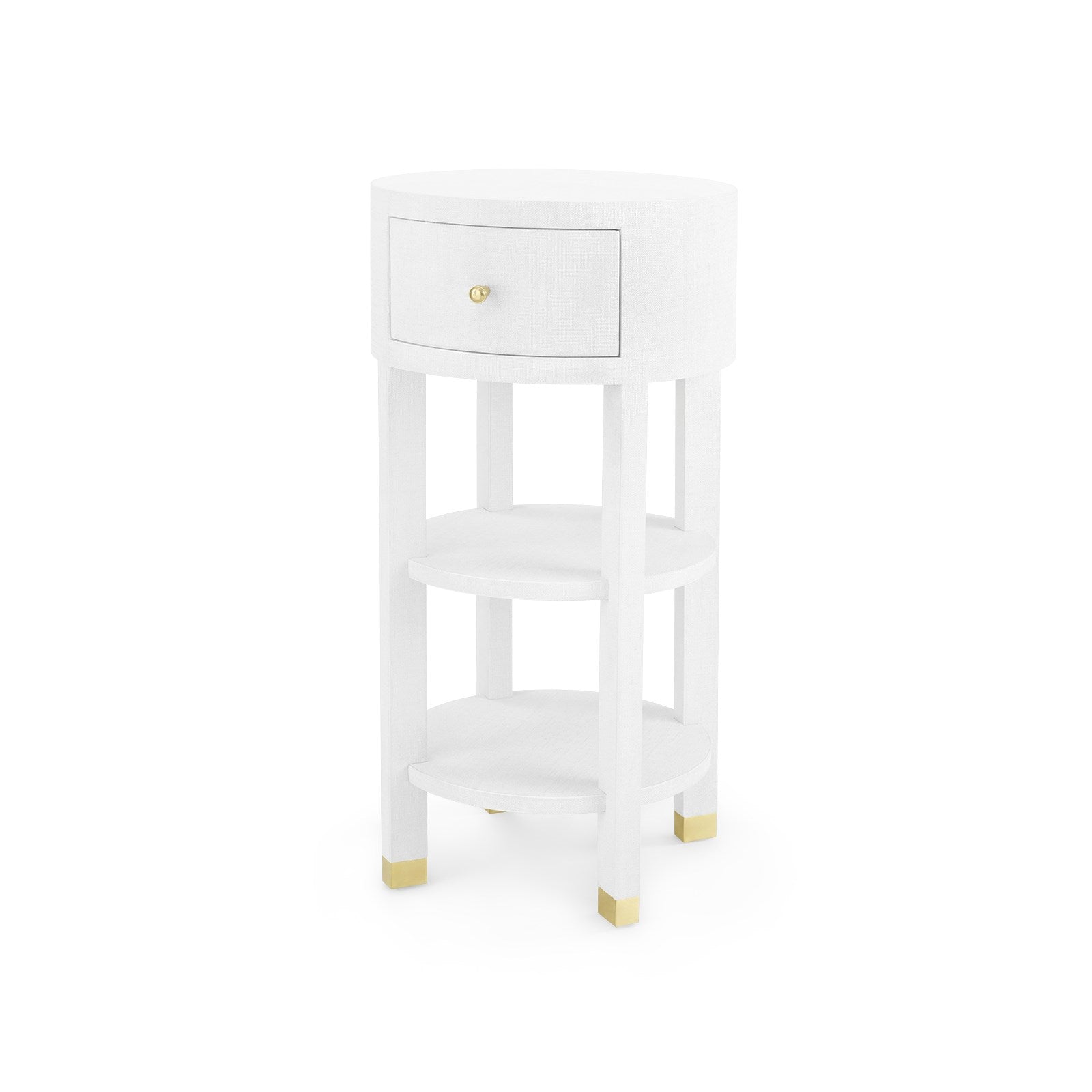 Villa & House - Claudette 1-Drawer Round Side Table - CLU-115-5129-803