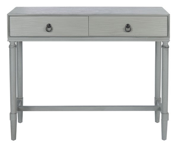 Safavieh Aliyah 2 Drawer Console Table , CNS5729 - Distressed Grey