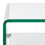 Safavieh Brioni Tempered Glass Coffee Table, COF7303 - Clear Glass