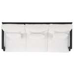 Safavieh Couture Martinique Wood Patio Sofa - Black / White