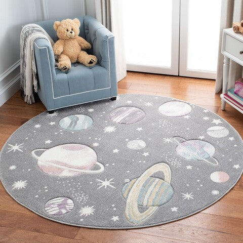 Safavieh Carousel Kids 103 Rug, CRK103 - Grey / Lavender
