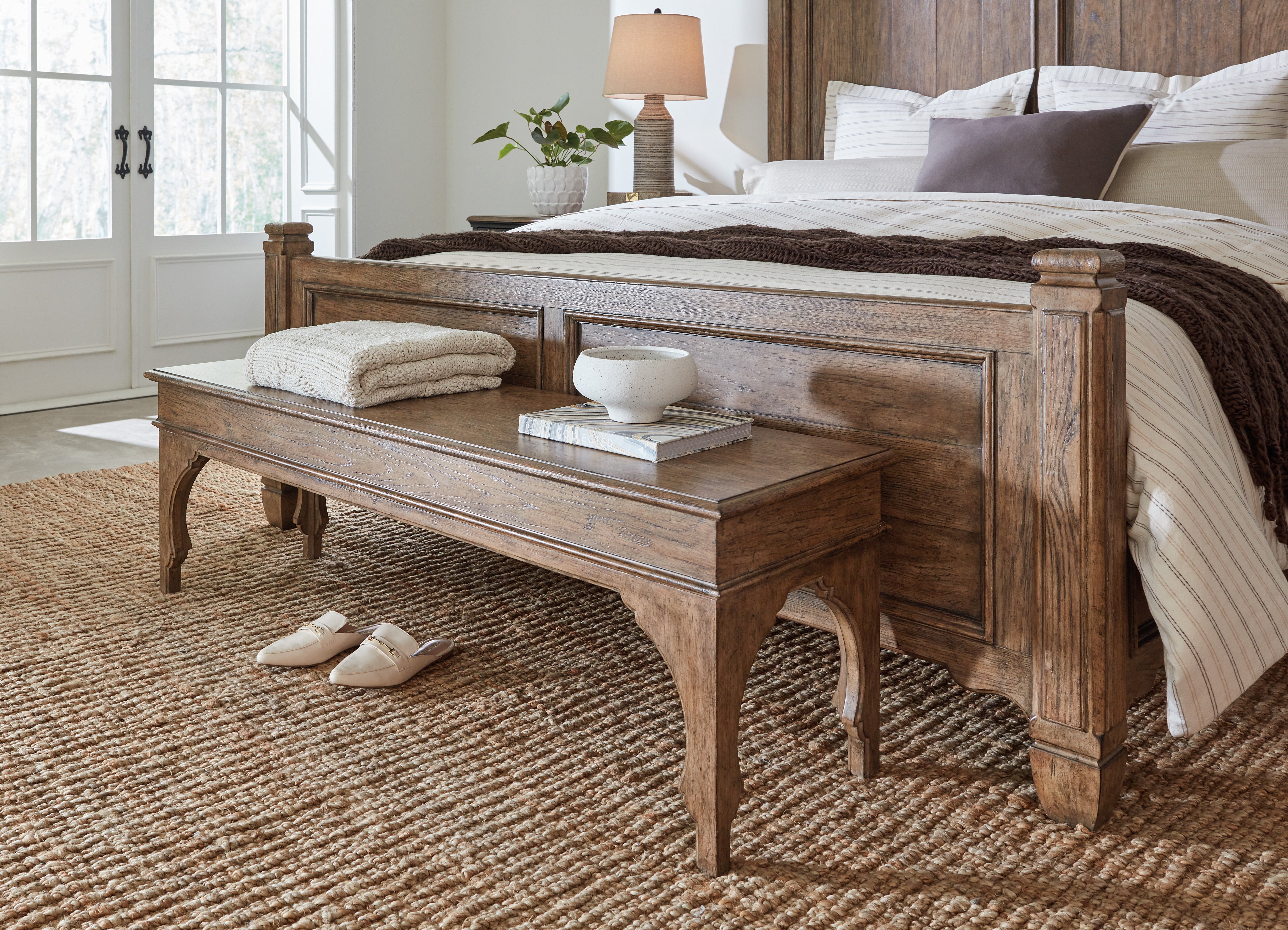 Americana Bed Bench | Hooker Furniture - 7050-90119-85