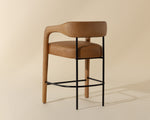 Mavia Counter Stool - Ludlow Sesame Leather