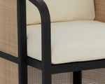 Palermo Dining Chair - Charcoal  Stinson Cream