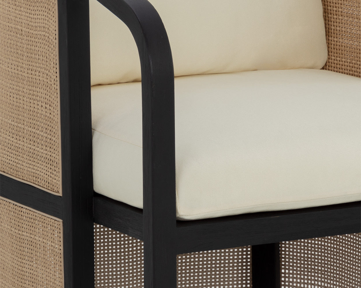 Palermo Dining Chair - Charcoal  Stinson Cream