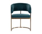 Marris Dining Armchair - Gold  Danny Teal