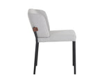 Pearce Dining Chair - Light Grey / Bravo Cognac