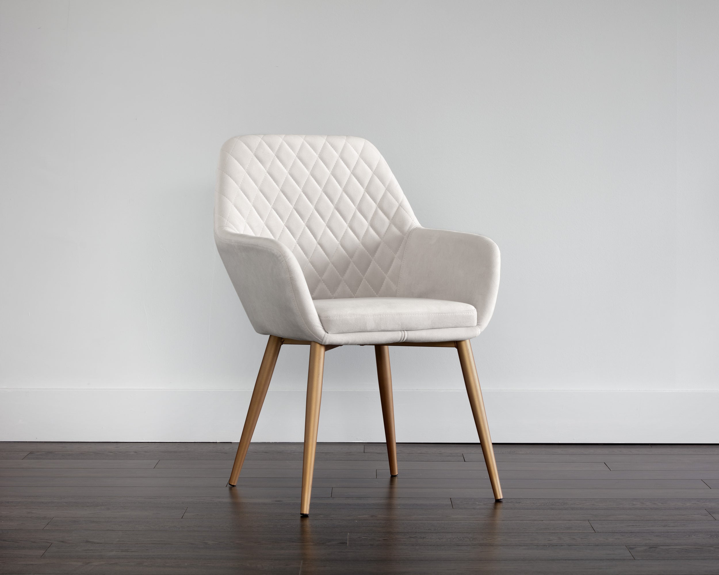 Jayna Dining Armchair - Champagne Gold  Antonio Linen