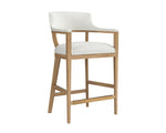 Brylea Barstool - Natural  Heather Ivory Tweed