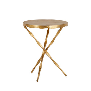 Gabby - Edgar Iron Round Side Table - SCH-170315