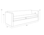 Leander Sofa - Danny Cream