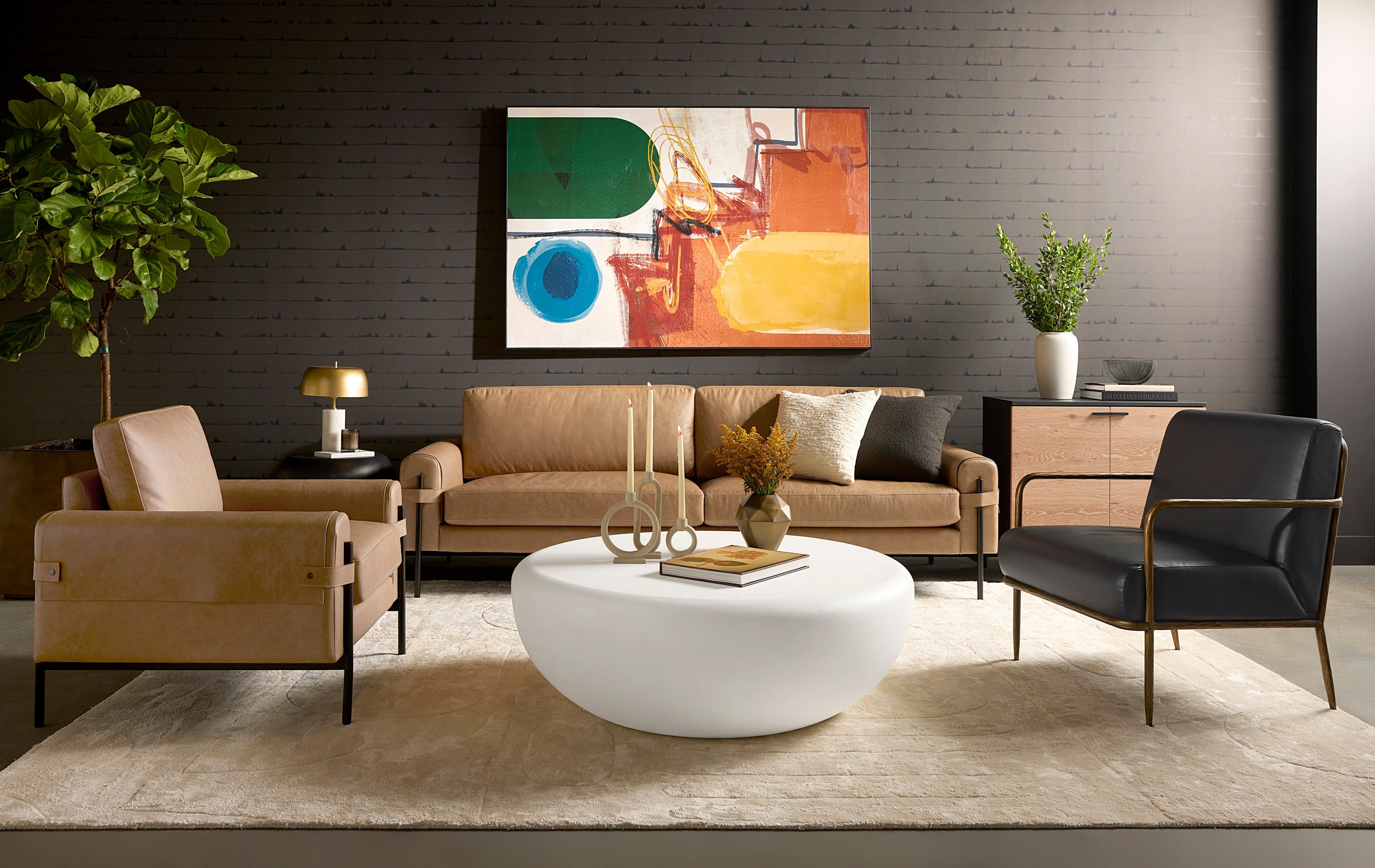 Iolite Coffee Table - White