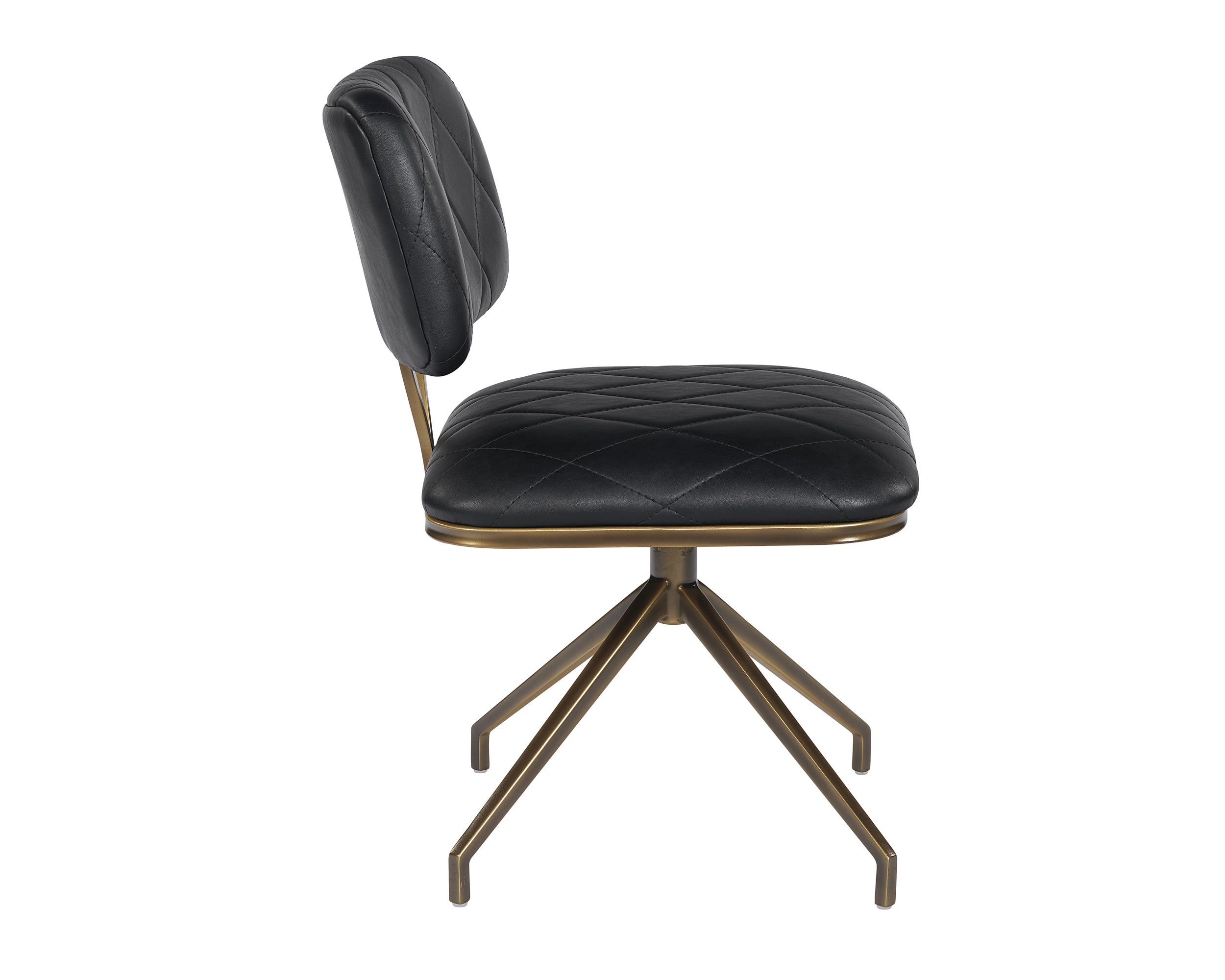 Virtu Swivel Dining Chair - Bravo Black